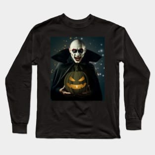 Ghoul with Jack O Lantern Long Sleeve T-Shirt